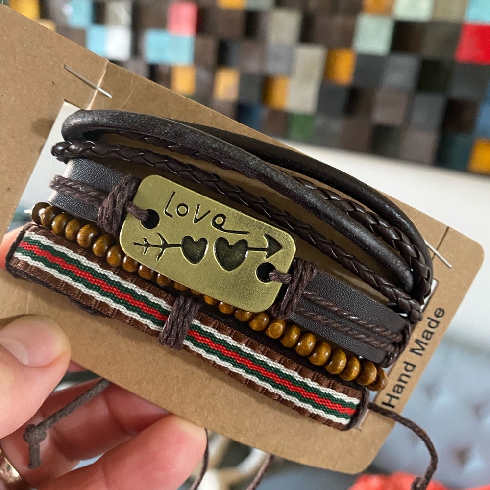 Bracelet set (4) handmade